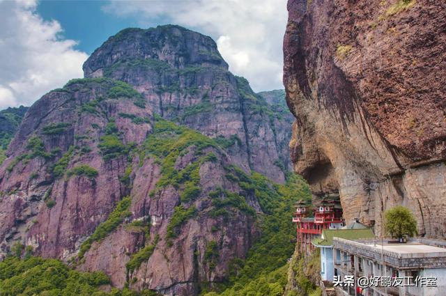 漳州峭壁之上的古庙，风景真是绝了